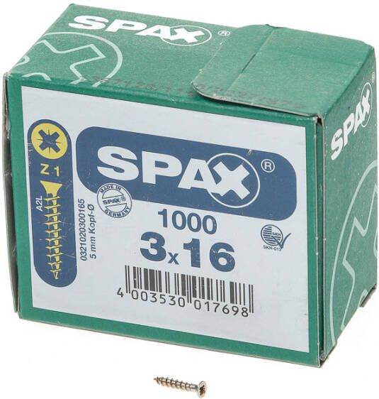 Spax Spplschr.5.1mm gp vk3.0x 15
