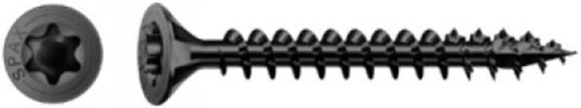 Spax T-star spaanplaatschroef 3.5x20mm vk Torx T20 zwart