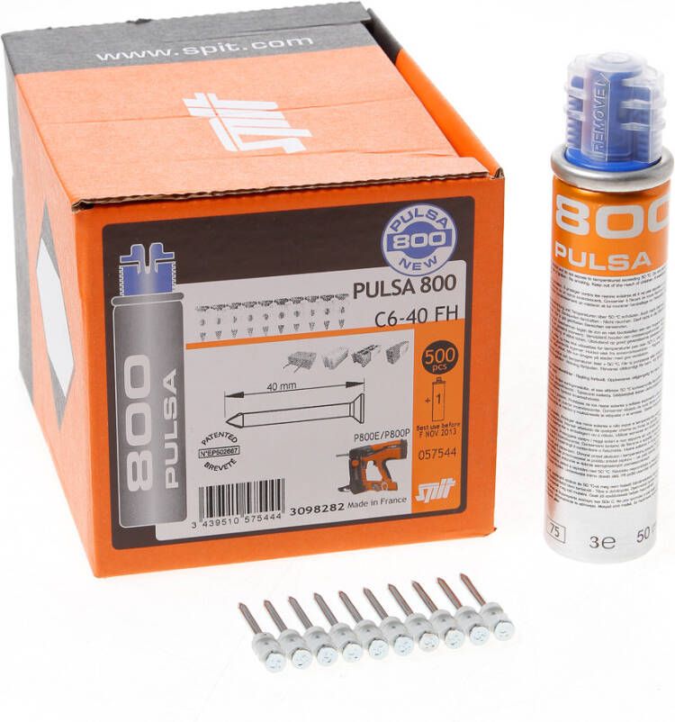 Spit nagels pulsa 800 c6 40 + gas