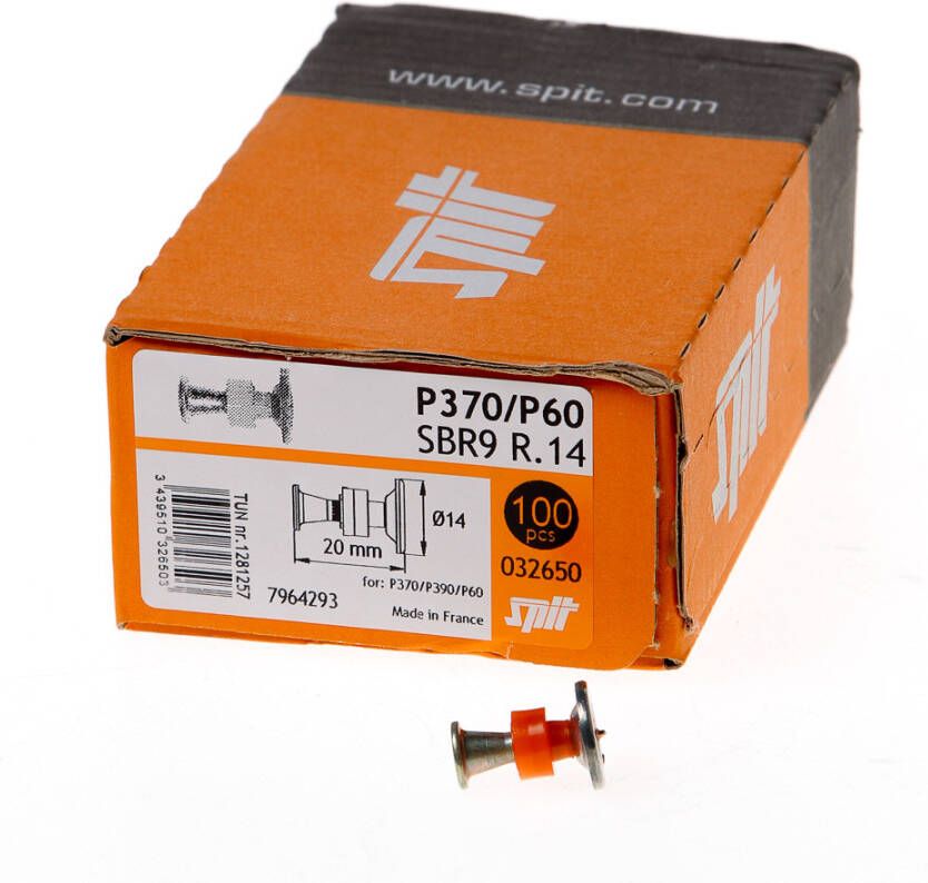 Spit schietnagel wandbekl.sbr9 19mm