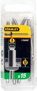 Stanley handgereedschap Popnagels 4X12mm -15 stuks 1-PAA58T