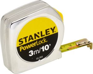Stanley Handgereedschap Rolbandmaat Powerlock 3m 10&apos; 0-33-203