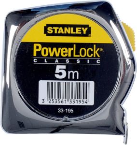 Stanley Handgereedschap Rolbandmaat Powerlock 5m 25mm 1-33-195
