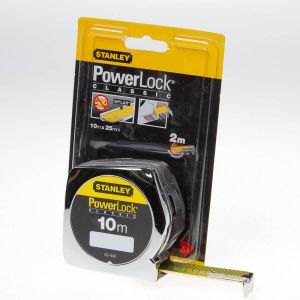 Stanley Rolbandmaat Powerlock 10m 25mm 0-33-442