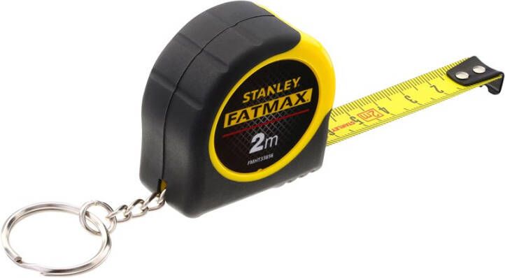 Stanley Handgereedschap FatMax Rolbandmaat 2m Sleutelhanger FMHT0-33856