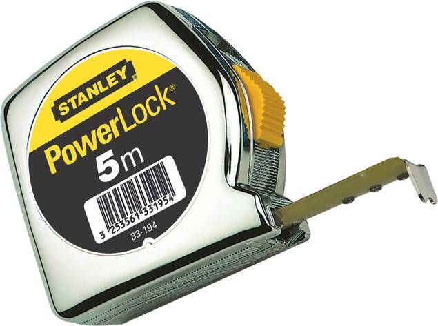 Stanley Rolbandmaat 5m Powerlock 0-33-194