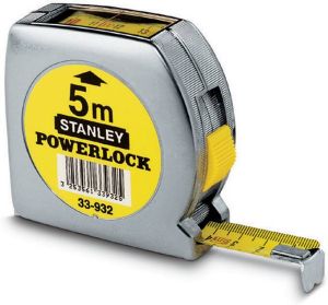 Stanley handgereedschap Rolbandmaat Powerlock boveninkijkvenster | 5m 19mm