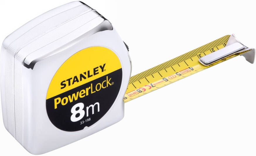 Stanley Handgereedschap Rolbandmaat Powerlock 8m 25mm 0-33-198