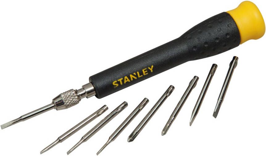 Stanley SCHR.DRAAISET MICRO 8D PLAT PH