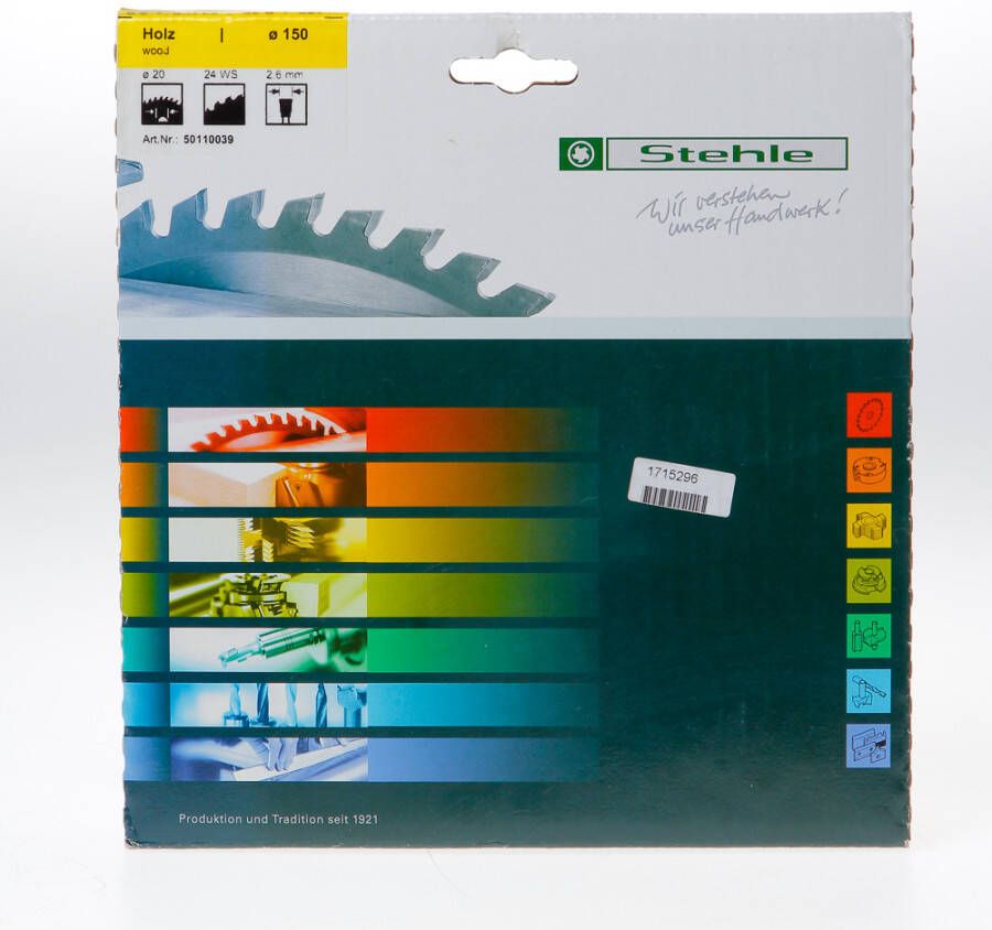 Stehle Cirkelzaagbl. widia 150x20 24t