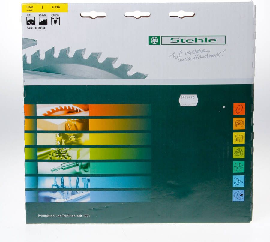 Stehle Cirkelzaagbl. widia 216x30 48t