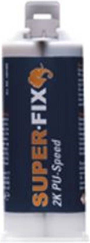 Super-Fix 2K PU Speed 60sec zwart (50ml)