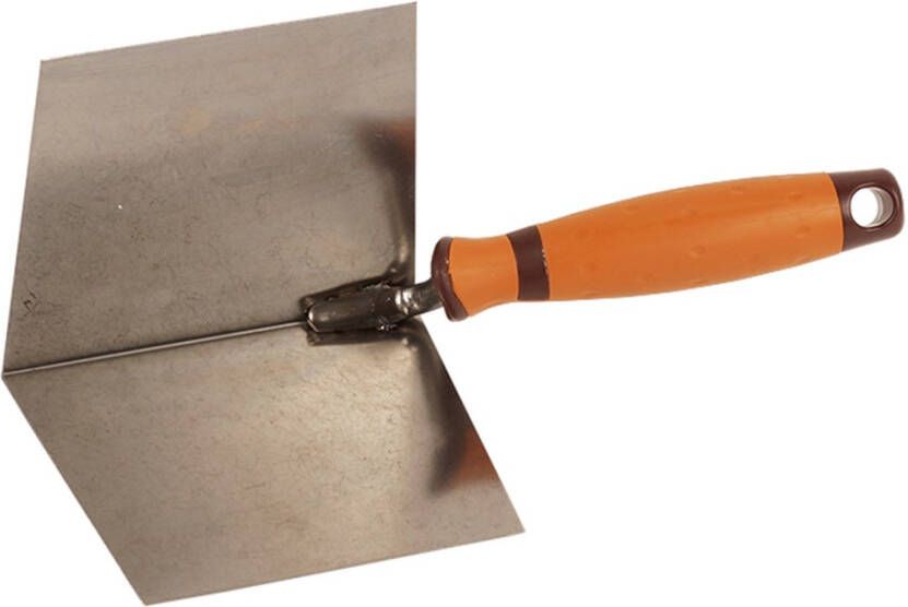 Super Prof Eco hoekschop inw scherp 100x75mm rvs