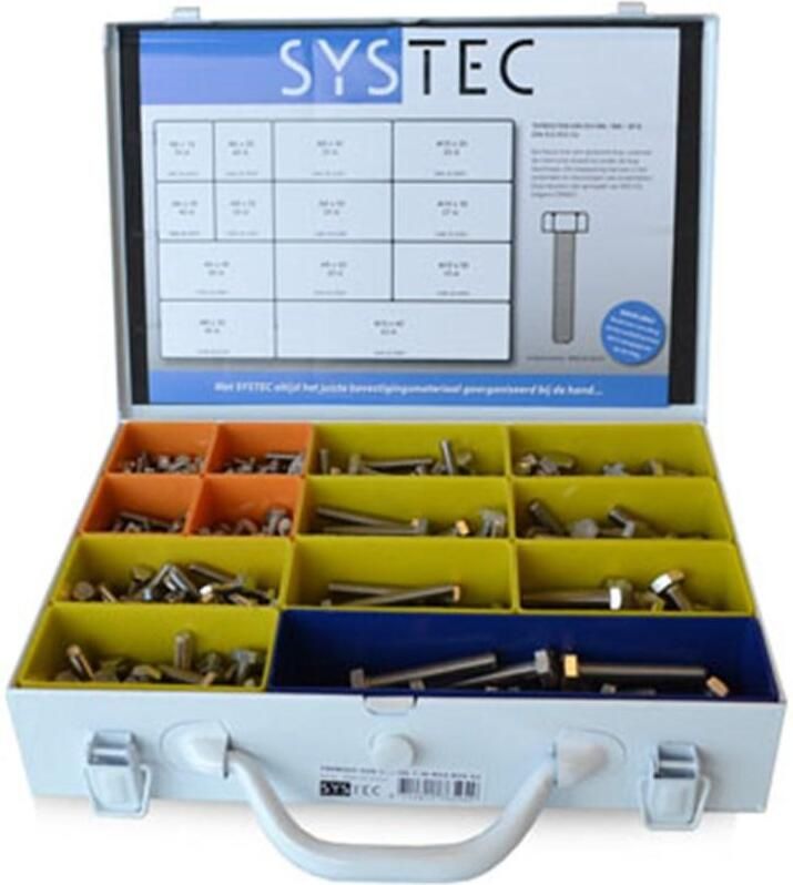 Systec Assortimentskoffer Tapbout Rvs-A2 Din933 M6 M8 M10 8960.60.40207 - Foto 2