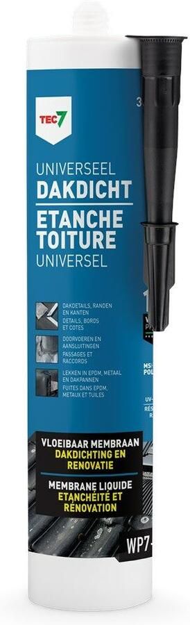 Tec7 WP7-101 Universeel Dakdicht patroon 310ml 602450000