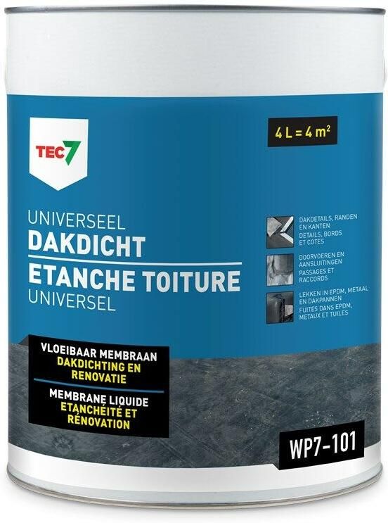 Tec7 WP7-101 Universeel Dakdicht emmer 4L 602470000