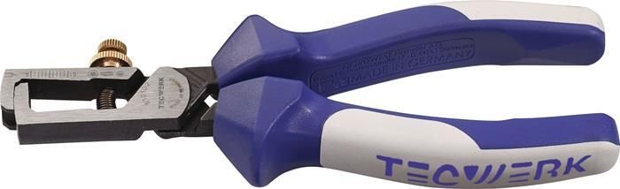 Promat Tecwerk Draadstriptang | lengte 160 mm | gepolijst meercomponentenhulzen | met openingsveer 4000810102 - Foto 1