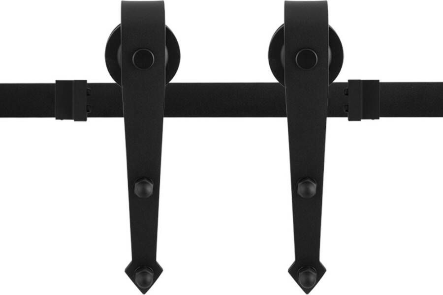 Ten Hulscher Schuifdeursysteem Nuoli zwart 300 cm (2 x 150
