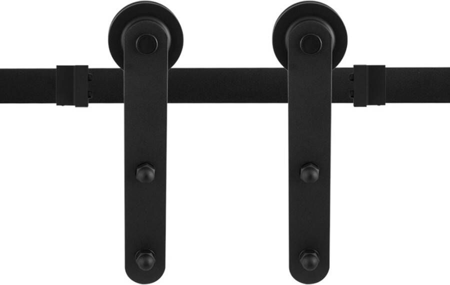 Ten Hulscher Schuifdeursysteem Varsi zwart 300 cm (2 x 150