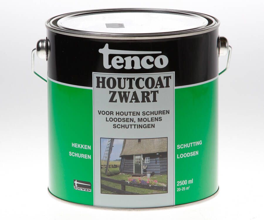 Mtools TENCO HOUTCOAT ZWART 2 5 L |