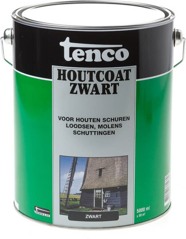 Mtools TENCO HOUTCOAT ZWART 5 L |