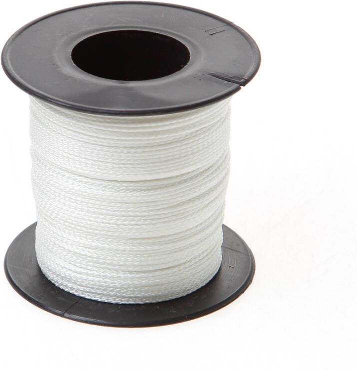 Terpo PP koord wit gevlochten 1 mm