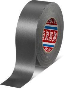 Tesa Weefseltape | zilver-mat | lengte 50 m | breedte 50 mm wiel | 1 stuk 04688-00031-00