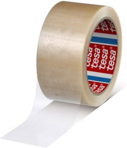 Tesa Verpakkingsplakband PVC | kleurloos | lengte 66 m | breedte 50 mm wiel | 6 stuks 04120-00008-00