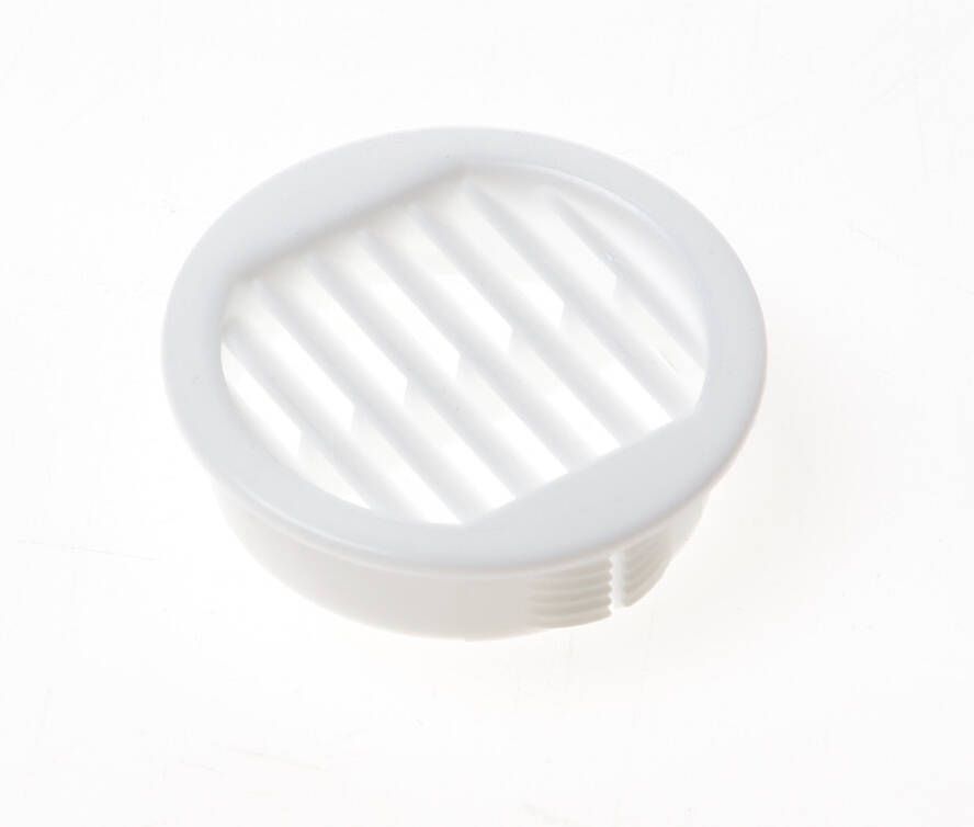 Tilmar Klemrooster wit t243 gatmaat 43mm dia 50mm