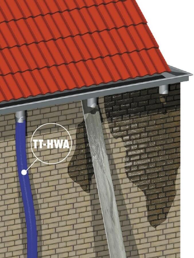 Tilmar Hemelwaterafvoerslang incl.klem 80mm(15Mtr)