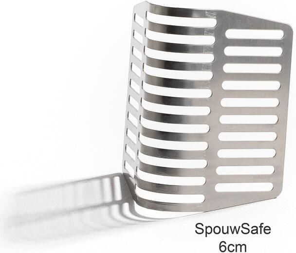 Tilmar Spouwsafe achtervoegrooster rvs 6cm