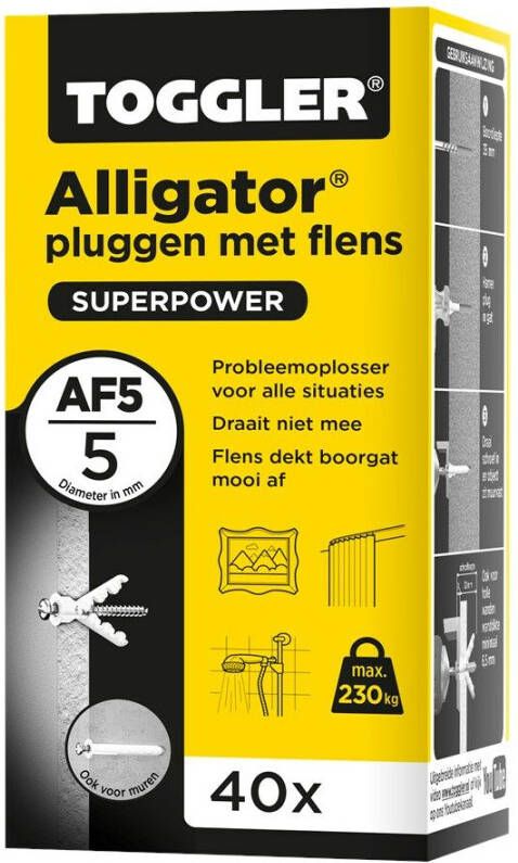 Toggler ALLIGATOR PLUG AF 5 DOOS 40