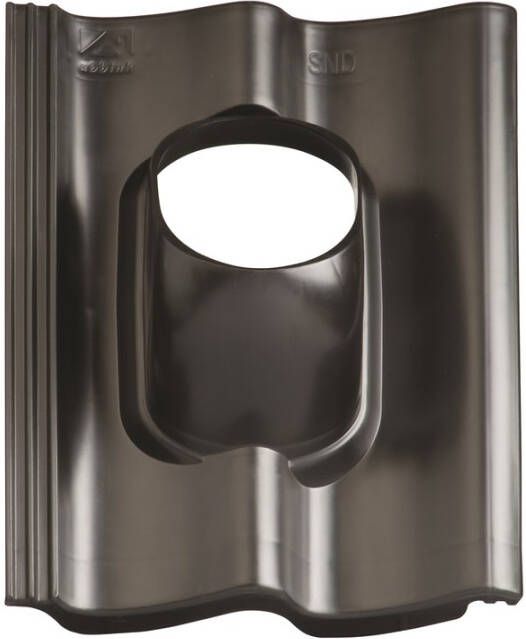 Ubbink Dakdoorvoerpan zwart 131 snd.