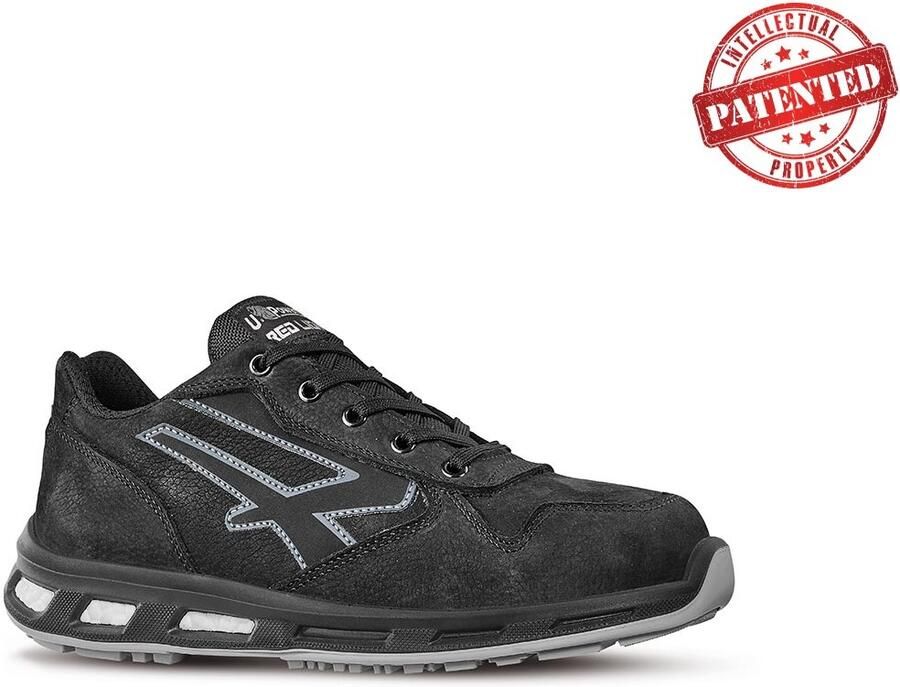 U.Power Veiligheidsschoen RedLion CARBON zwart grijs S3 SRC ESD EN ISO 20345 zac