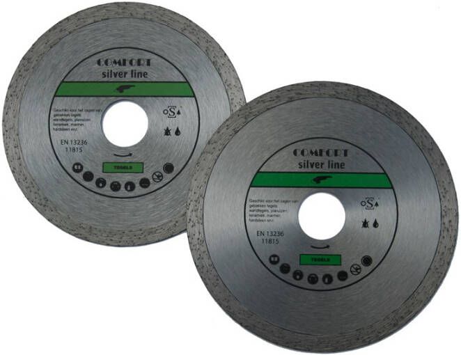 Van voorden Diamantzaagblad Comfortline Silver tegels 125x22.2mm