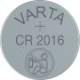 Varta Lithium-Knoopcelbatterij CR2016 | 3 V DC | 87 mAh | Zilver | 10 stuks -CR2016 - Thumbnail 1