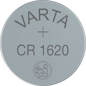 Varta Lithium-Knoopcelbatterij CR1620 | 3 V DC | 70 mAh | Zilver | 2 stuks -CR1620