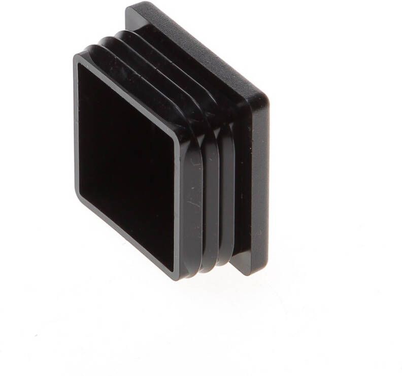 Algemeen Insteekdop vierkant zwart 20x20x1.0x2.0mm