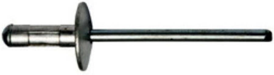 Viba blindklinknagel alu staal 4 8 X 17 MG kop 16MM