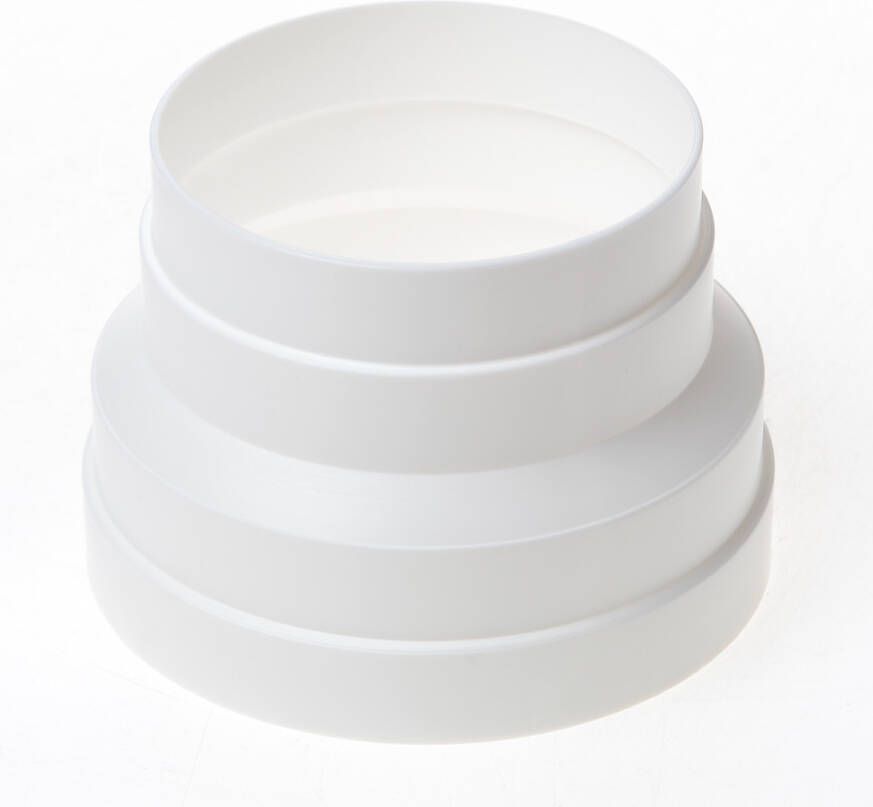 Weckx Verloop pvc wit 100-125