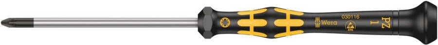 Wera 1555 PZ Kraftform Micro Pozidriv-Schroevendraaier PZ 1 x 80 mm 1 stuk(s) 05030116001