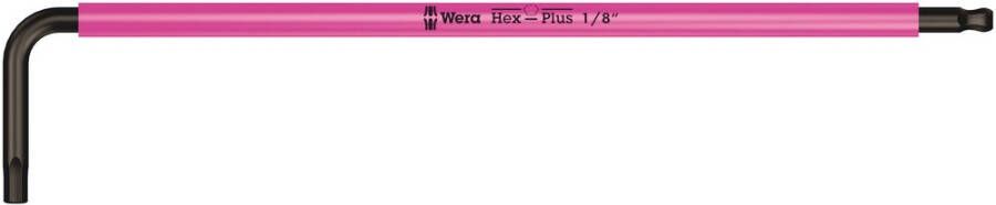 Wera 950 SPKL Stiftsleutel Multicolour Inch Maten 1 8 duim leuchtpink 1 stuk(s) 05022632001