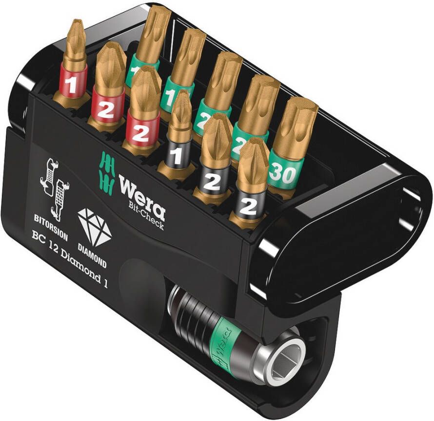 Wera Bit-Check 12 Diamond 1 12 -delig 1 stuk(s) 05057421001