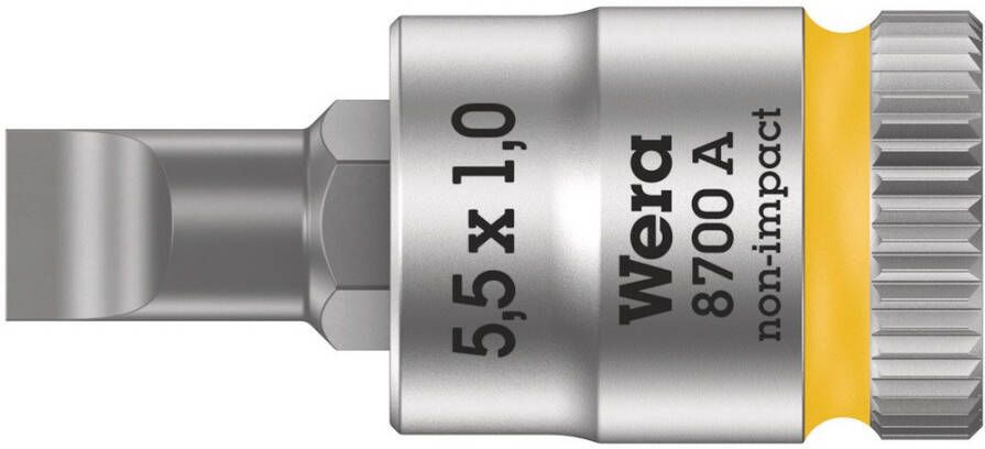 Wera 8700 A FL Zyklop Bit dop-combinatie met 1 4" Aandrijving FL 1 0 x 5 x 28 mm 1 stuk(s) 05003321001