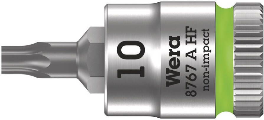 Wera 8767 A HF TORX Zyklop Bit dop-combinatie met 1 4" Aandrijving met Vasthoudfunctie TX 10 x 28 mm 1 stuk(s) 05003362001