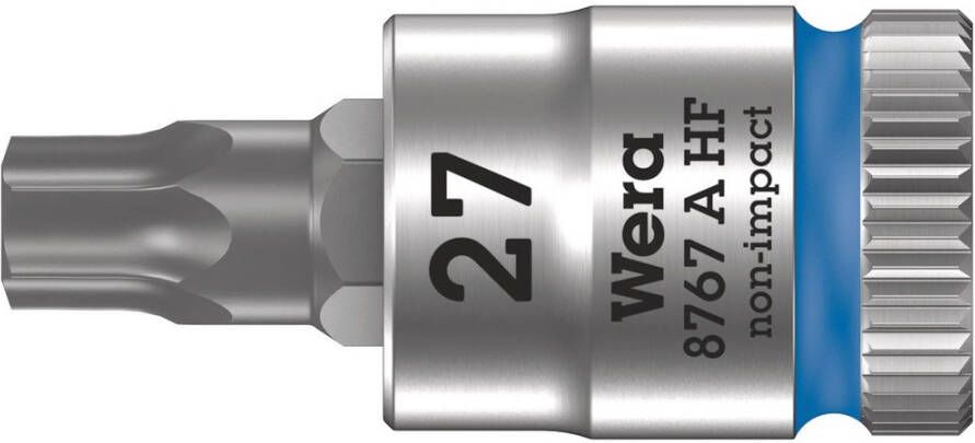 Wera 8767 A HF TORX Zyklop Bit dop-combinatie met 1 4" Aandrijving met Vasthoudfunctie TX 27 x 28 mm 1 stuk(s) 05003367001