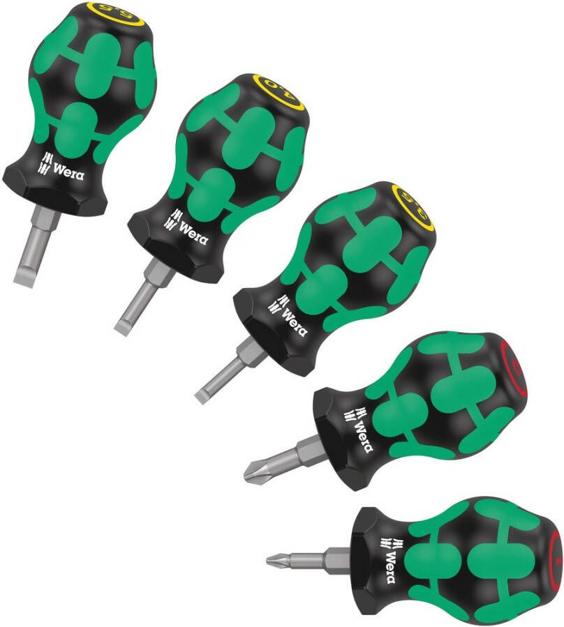 Wera Stubby | set 1 | Schroevendraaierset | 5-delig 05008870001