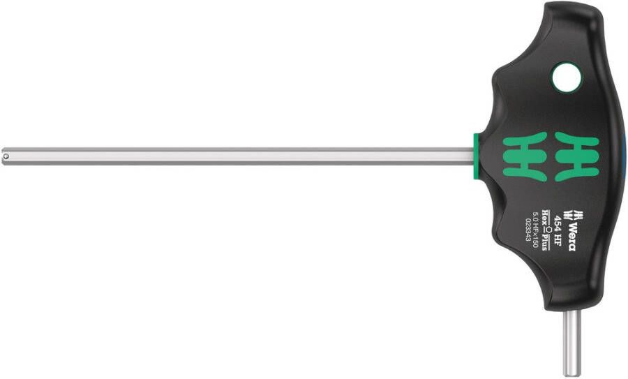 Wera 454 HF T-greep zeskant-schroevendraaier Hex-Plus met vasthoudfunctie 5 x 150 mm 05023343001