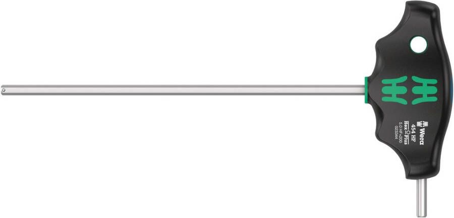 Wera 454 HF T-greep zeskant-schroevendraaier Hex-Plus met vasthoudfunctie 5 x 200 mm 05023344001