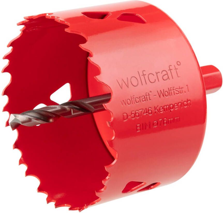 Wolfcraft Bi-metalen gatenzaag | BiM | Ø76mm | 1 stuk 5494000